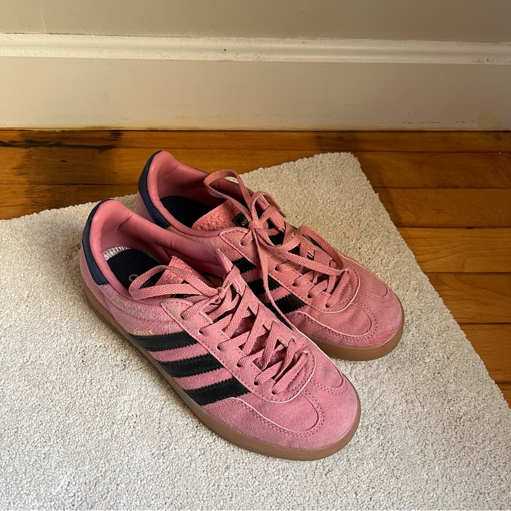Adidas Gazelle Pink Suede Sneakers